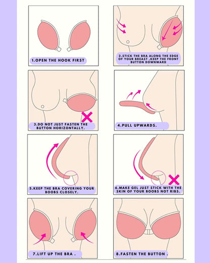 STRAPLESS & BACKLESS STICK ON  BRA