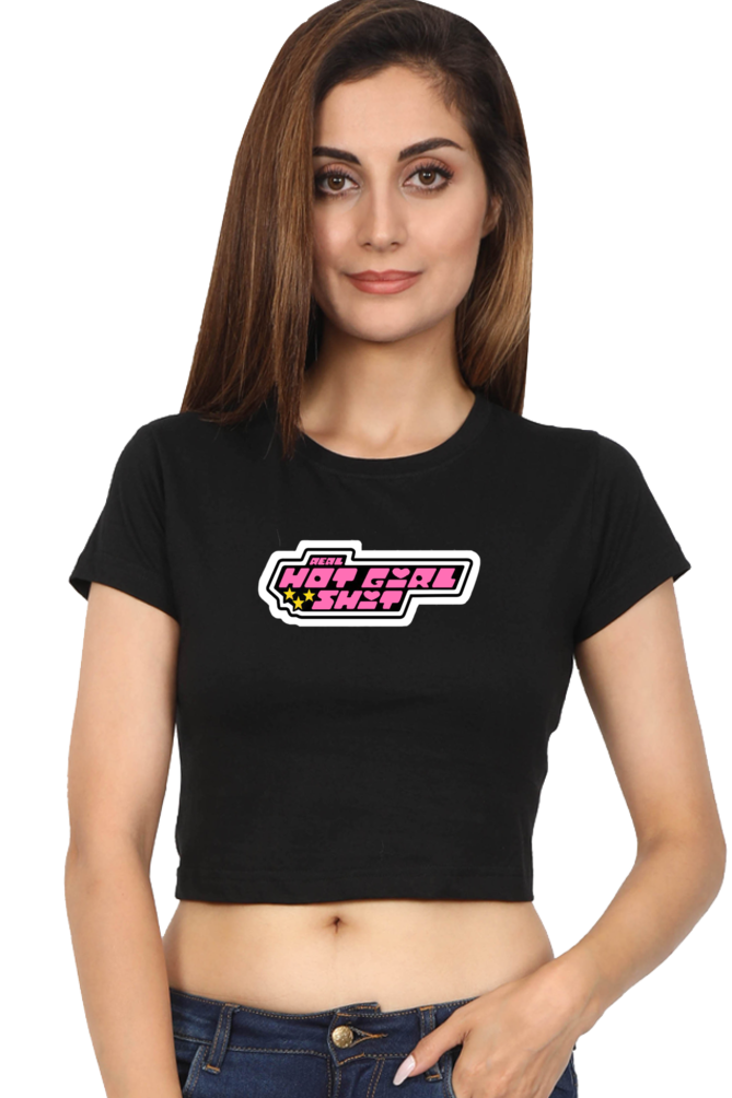 HOT GIRL SHIT CROP TEE