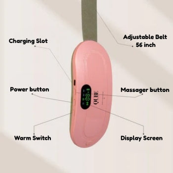 PERIOD CRAMP MASSAGER AND HEATING PAD