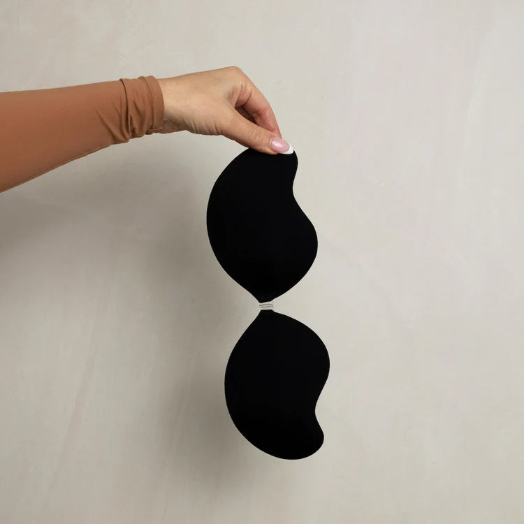 Mango Shaped  Backless and Strapless Stick on bra With Easy Front Closure  PACK OF 2