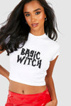 BASIC WITCH CROP TEE