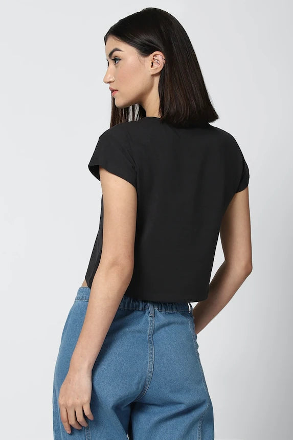 TAYLOR 77 CROP TEE