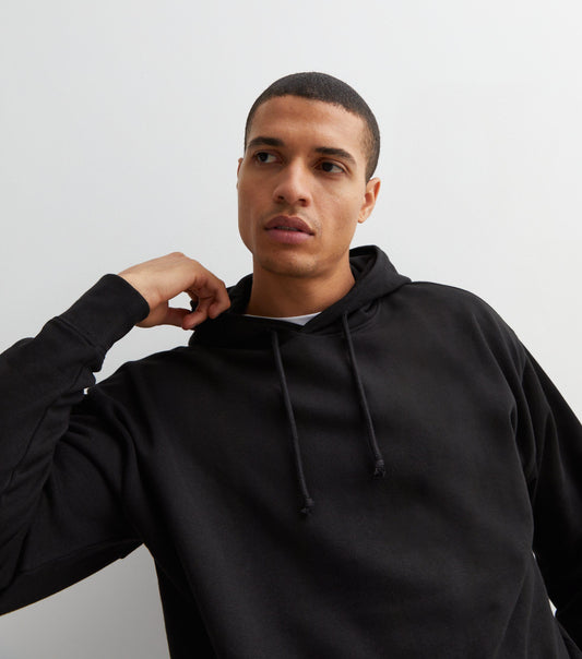 CLASSIC BLACK HOODIE (REGULAR FIT)
