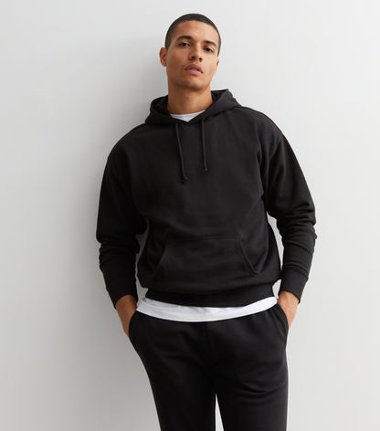 CLASSIC BLACK HOODIE (REGULAR FIT)