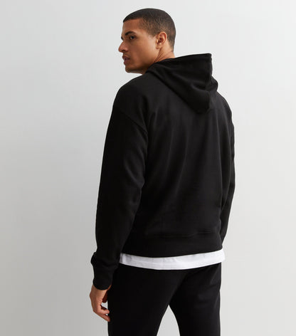 CLASSIC BLACK HOODIE (REGULAR FIT)