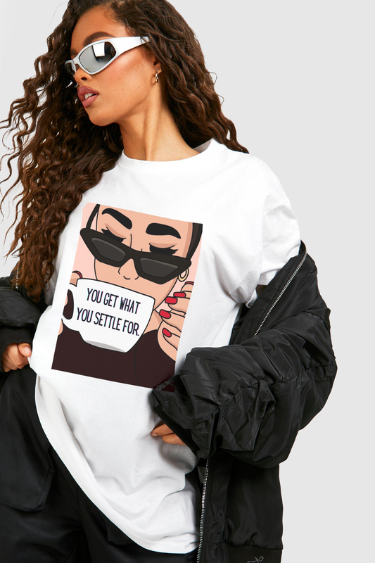 NEVER SETTLE FOR LESS TEES