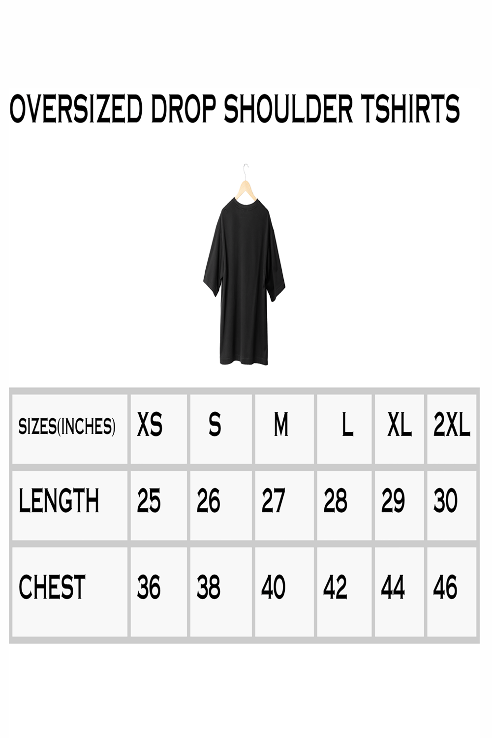 BLACK SOLIDS OVERSIZED TEE FOR WOMEN