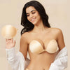 STRAPLESS & BACKLESS STICK ON  BRA WITH EASY FRONT CLOSURE DESIGN  PACK OF 2 BRAS