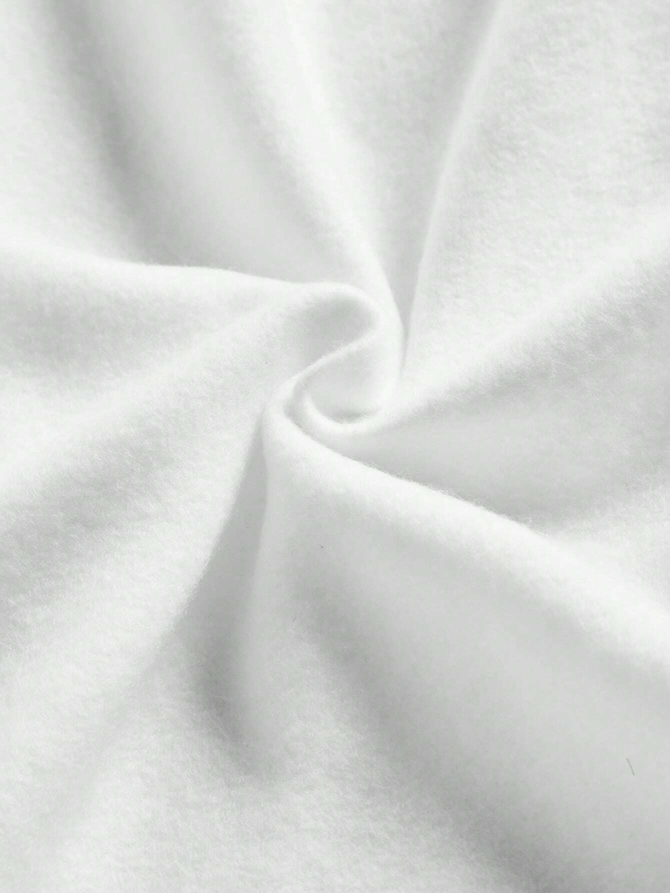 BASIC WHITE OVERSIZED HOODIE