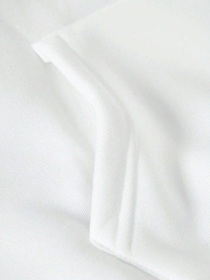 BASIC WHITE OVERSIZED HOODIE