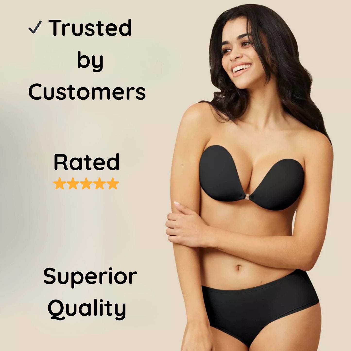 STRAPLESS & BACKLESS STICK ON  BRA