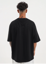 BLACK SOLIDS OVERSIZED TEE