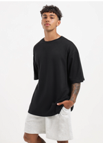 BLACK SOLIDS OVERSIZED TEE