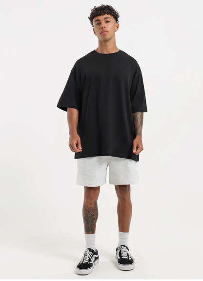 BLACK SOLIDS OVERSIZED TEE