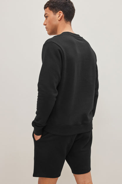 CLASSIC BLACK SWEATSHIRT ( REGULAR FIT )
