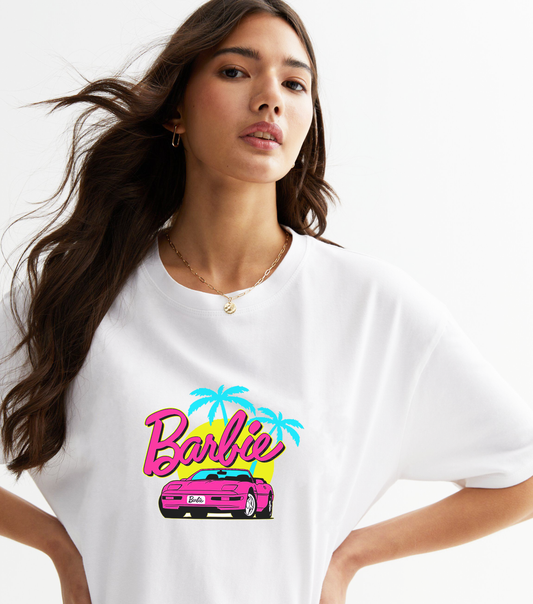 BARBIE WHITE TEE