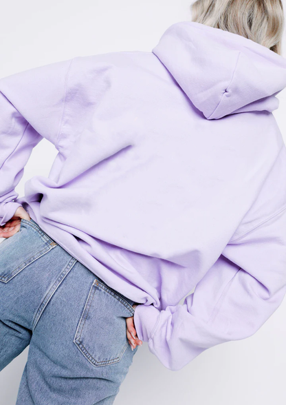 BASIC OVERSIZED LAVENDER HODDIES