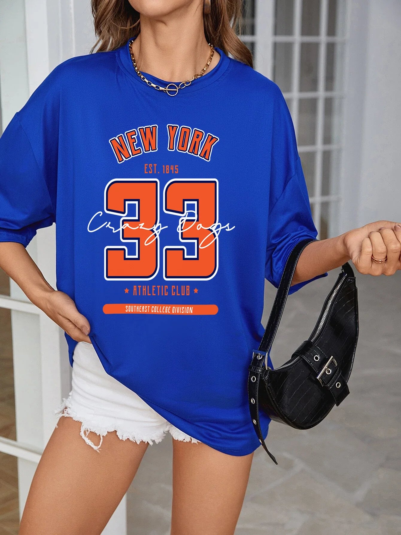 NEW YORK  TEE IN BLACK