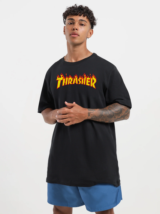THRASHER FIRE TSHIRT
