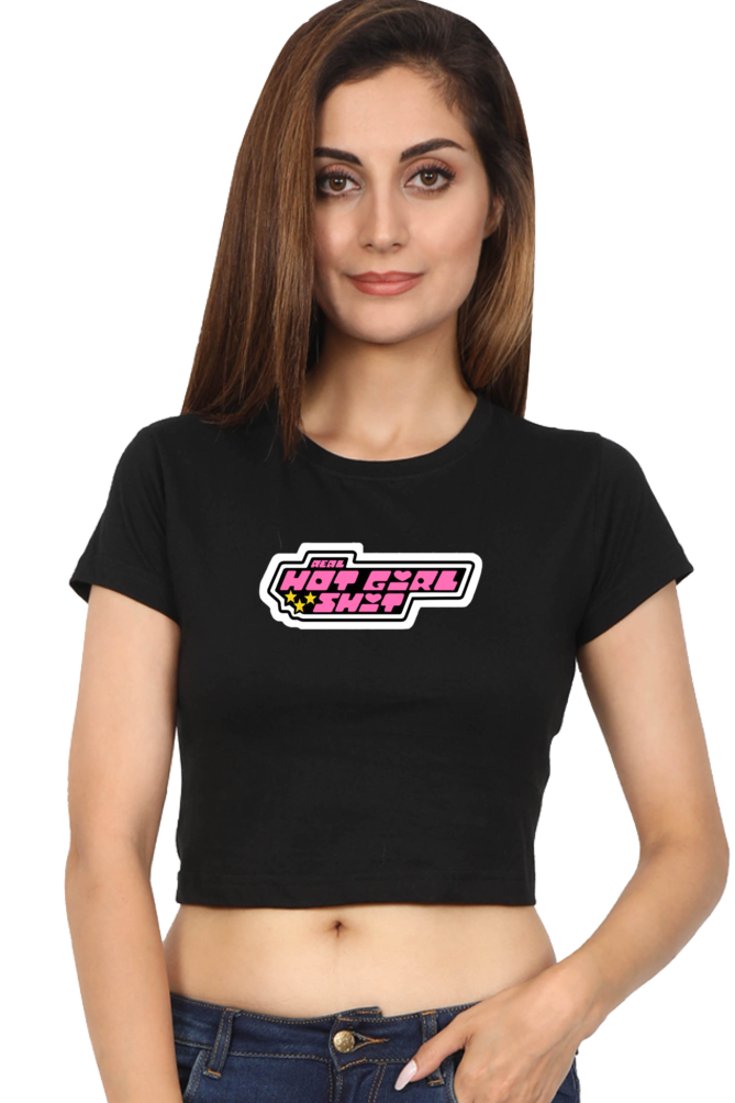 HOT GIRL SHIT CROP TEE