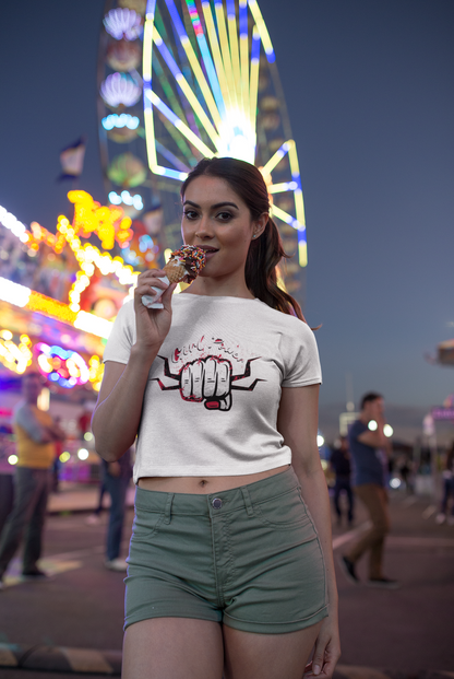 GIRL POWER PUNCH EDITION CROP TOP