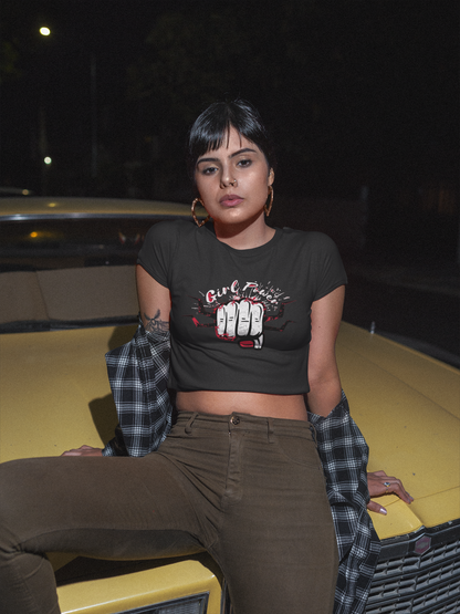 GIRL POWER PUNCH EDITION CROP TOP