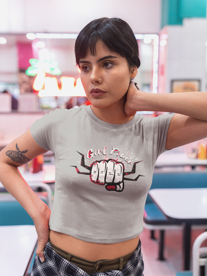 GIRL POWER PUNCH EDITION CROP TOP