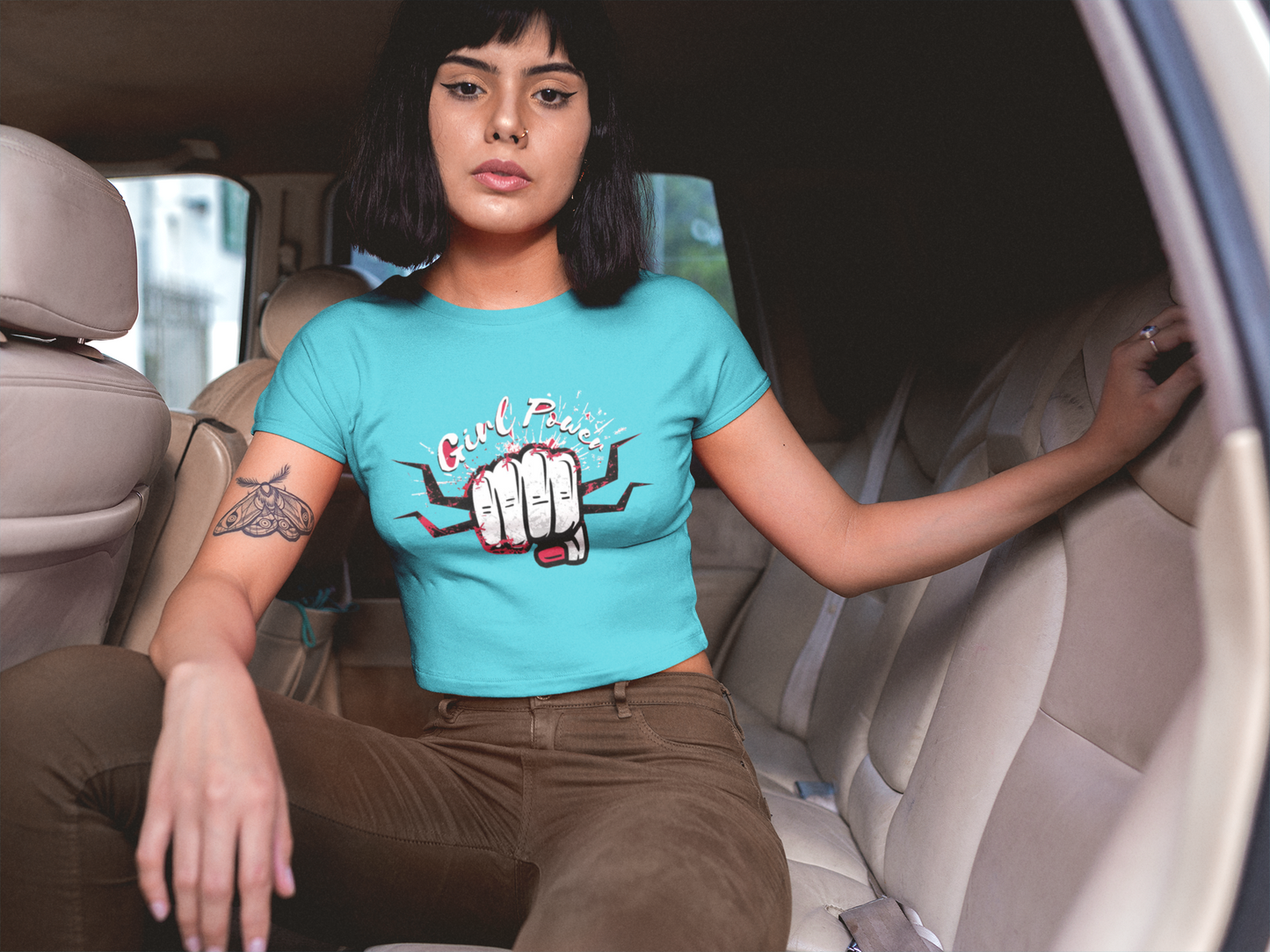 GIRL POWER PUNCH EDITION CROP TOP